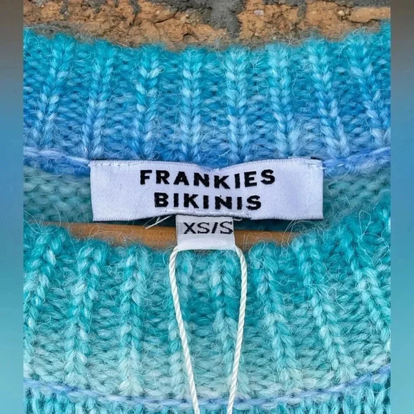 FRANKIES BIKINIS Bennie Oversized Knit Sweater S/XS - Picture 3 of 11